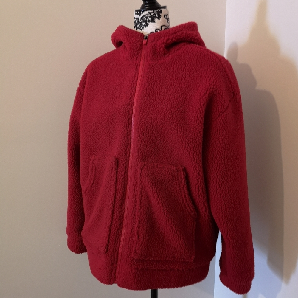 Red Teddy Coat